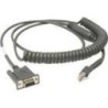 Câble de connexion Zebra, RS-232, congélateur (CBA-R49-C09ZAR)