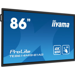 iiyama ProLite IDS, 217,4 cm (85,6''), infrarouge, 4K, USB, USB-C, RS232, Ethernet, WiFi, Android, en kit (USB), noir