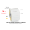 10 x rouleaux d'étiquettes 51x25mm, type 2000D, mandrin 76