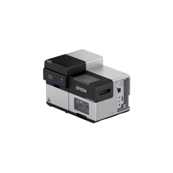 Epson ColorWorks C8000 (brillant), massicot, écran, USB, Ethernet, en kit (USB), noir, gris