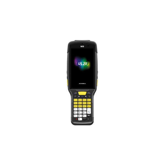 M3 Mobile UL20X, 2D, SE4750, BT, WiFi, 4G, NFC, num. fonct., GPS, GMS, Android (U20X4C-Q2CFSS-HF)