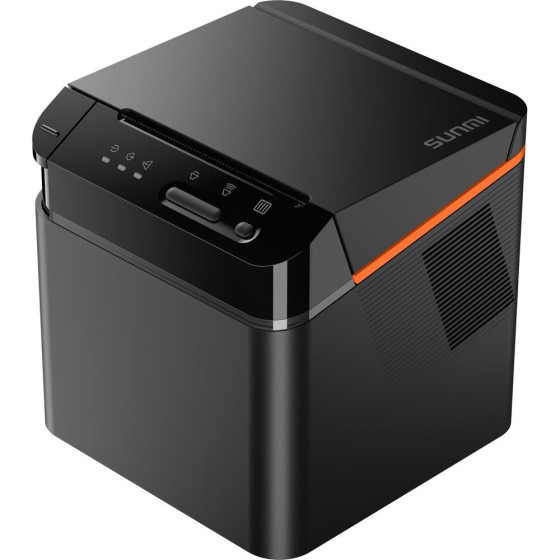 SUNMI Cloud Printer, massicot, USB-C, BT, Ethernet, WiFi, noir