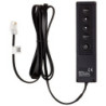 iiyama ProLite OTF2216MC-B1, 55,9 cm (22''), capacitif projeté, 10 pts, Full HD, Ethernet, en kit (USB), noir