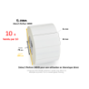 10 x rouleaux d'étiquettes 51x32mm, Zebra Z-Perform 1000D