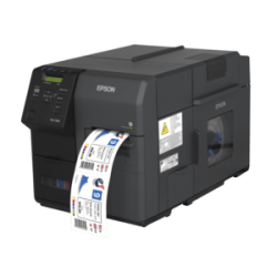 Epson ColorWorks C7500G, massicot, écran, USB, Ethernet, noir