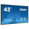 iiyama ProLite LFDs, 24/7, 4K, USB, RS232, Ethernet, WiFi, Android, RS232, noir
