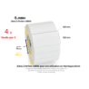 4 x rouleaux d'étiquettes 102x102mm, Zebra Z-Perform 1000D