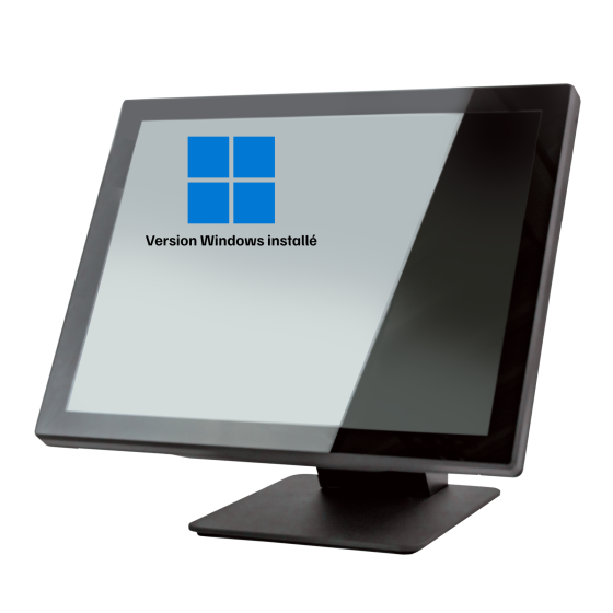 Colormetrics P1200, (15''), capacitif projeté, USB, RS232, Ethernet, avec Windows, noir