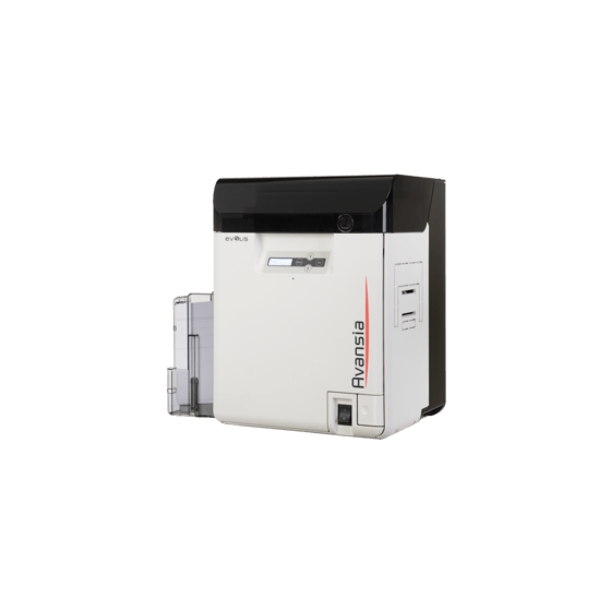 Evolis Avansia, deux faces, 24 pts/mm (600 dpi), USB, Ethernet, encodeur magnétique, écran