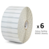 10 x rouleaux d'étiquettes 51x25mm, mandrin: 76 mm