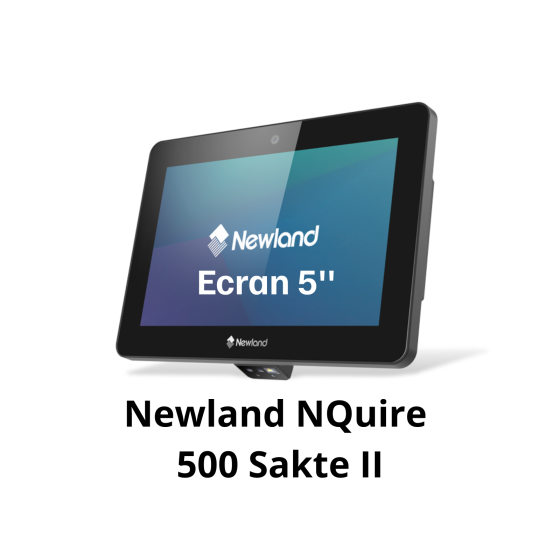 Newland NQuire 500 Sakte II, PoE, 4G, Landscape, 2D, 12.7 cm (5''), GPS, USB-C, BT, Ethernet, WiFi, Android