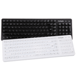 PrehKeyTec SIK 2500, disposition US, alpha, USB, noir