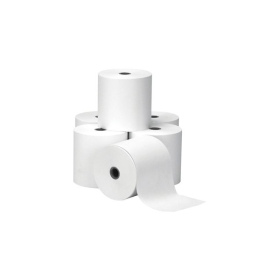 1 x rouleau 76x70x12-1 Pli , papier normal, blanc /1 pli