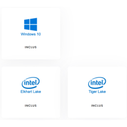 TPV NOOM, Écran 16/9, Intel Elkhart Lake 6412