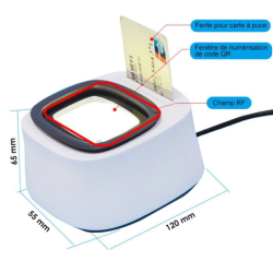DC300 PRO CODSESAM, 1D ,2D, RFID,NFC, cartes à puce