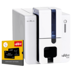 Edikio FLEX Guest solution, 1 face, 12 pts/mm (300 dpi), USB, Ethernet
