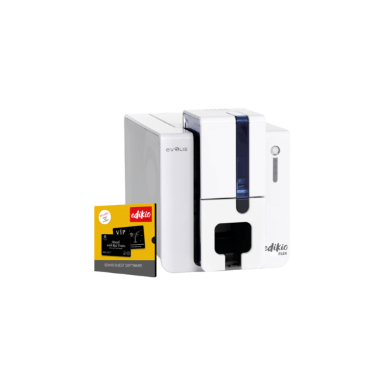 Edikio FLEX Guest solution, 1 face, 12 pts/mm (300 dpi), USB, Ethernet