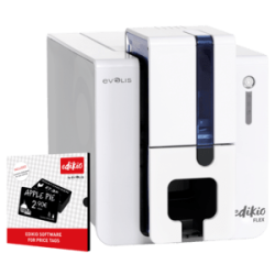 Edikio FLEX Price Tag solution, 1 face, 12 pts/mm (300 dpi), USB, Ethernet