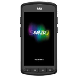 M3 Mobile SM20x, 2D, SE4710, USB, BT (5.1), WiFi, 4G, NFC, GPS, écran, GMS, RB, noir, Android