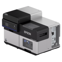 Epson ColorWorks C8000 (brillant), massicot, écran, USB, Ethernet, en kit (USB), noir, gris