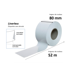 12 x rouleaux 80mm Maxstick...