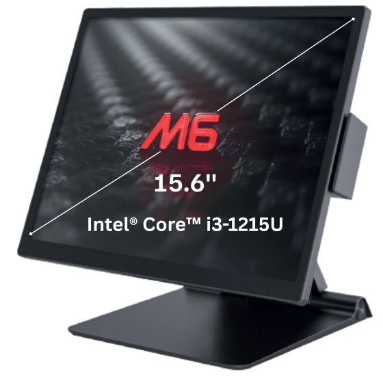 TPV ITS M6 Intel® Core™ i3-1215U, écran LCD capacitif 15,6’’, noir