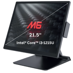 TPV ITS M6 Intel® Core™ i3-1215U, écran LCD capacitif 21,5’’, noir
