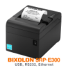 Bixolon SRP-E300, USB, RS232, Ethernet, massicot, noir