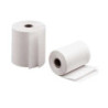 20 x rouleaux de tickets, papier normal (avec copie carbone), 114 mm, blanc/blanc