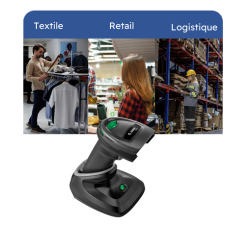 Zebra DS2278, BT, 2D, USB, station d'accueil et Câble USB, Noir