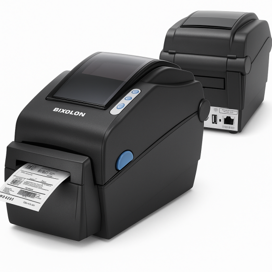 Bixolon SLP-DX220, 8 pts/mm (203 dpi), USB, USB Host, Ethernet, gris foncé (SLP-DX220EG/BEG)