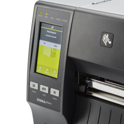 Zebra ZT411, 8 pts/mm (203 dpi), écran (couleur), RTC, RFID, EPL, ZPL, ZPLII, USB, RS232, BT, Ethernet (ZT41142-T0E00C0Z)