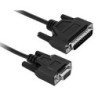 USB câble (A/B), 2m, noir