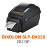 Bixolon SLP-DX220, 8 pts/mm (203 dpi), décolleur, USB, USB Host, Ethernet, gris foncé