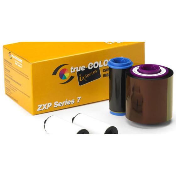 Ruban couleur YMCUvK pour Zebra ZXP Series 7