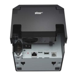Star TSP100IV, CloudPRNT, USB, USB-C, Ethernet, massicot, blanc