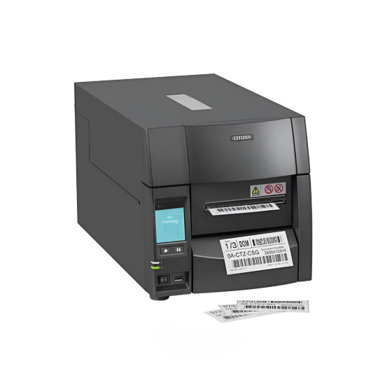 Citizen CL-S700/703, 8 pts/mm (203 dpi), double IF, EPLII, ZPLII, Datamax, noir