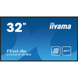 iiyama ProLite LFDs, 80cm (31,5''), Full HD, USB, RS232, Ethernet, en kit (RS232), noir