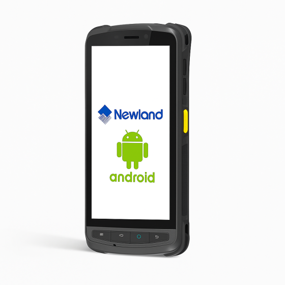 Newland MT90 Ocra-Serie, 2D, 12.7 cm (5''), GPS, USB-C, WiFi, 4G, NFC, Android, en kit, GMS