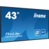 iiyama ProLite LFDs, Full HD, USB, RS232, Ethernet, en kit (RS232), noir