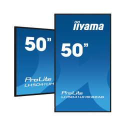 iiyama ProLite LH5041UHS-B2AG, 24/7, 4K, USB, RS232, Ethernet, en kit (RS232), noir