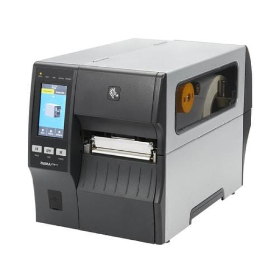 Zebra ZT411, 8 pts/mm (203 dpi), massicot, écran (couleur), RTC, EPL, ZPL, ZPLII, USB, RS232, BT, Ethernet