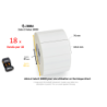 18 x rouleaux d'étiquettes 76x101,6mm, type 200D