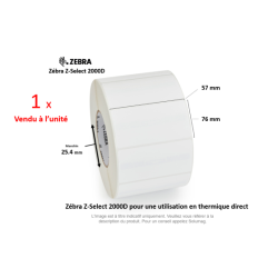 1 x rouleau d'étiquettes...