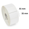 4 x rouleaux d'étiquettes 55x35mm, Transparent, Zebra PolyPro 3000T