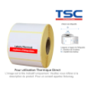 8 x rouleaux d'étiquettes 102x102mm, TSC, Papier Premium