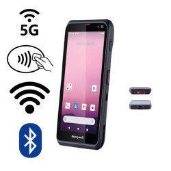 Honeywell EDA57, 2PIN, Full HD Display, 2D, USB-C, BT (5.1), WiFi, 5G, NFC, GPS, en kit, GMS, Android