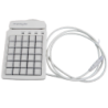 PrehKeyTec MCI 30, num., LCM, USB, en kit (USB), blanc