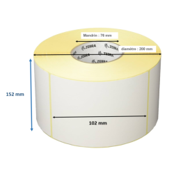 4 x rouleaux d'étiquettes...