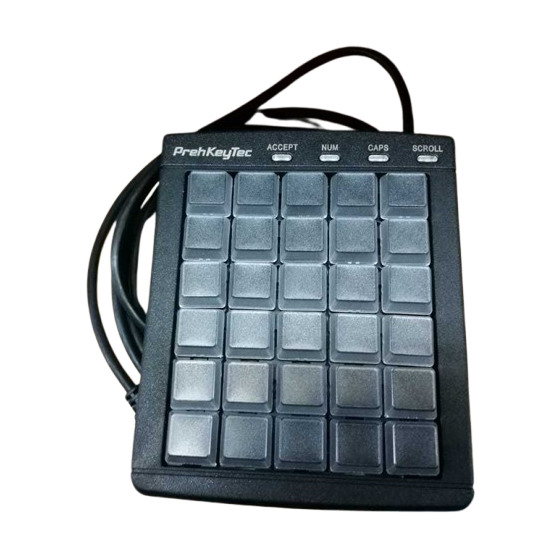 PrehKeyTec MCI 30, num., USB, en kit (USB), noir